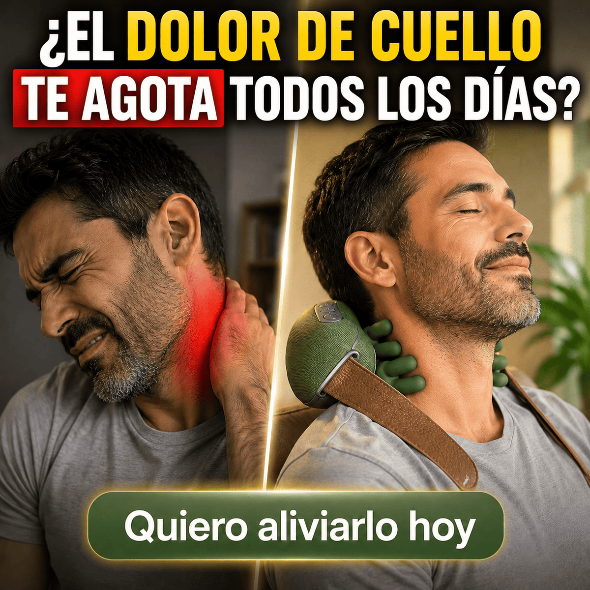MASAJEADOR PORTÁTIL DE CUELLO, ESPALDA Y PIERNAS 😮💨