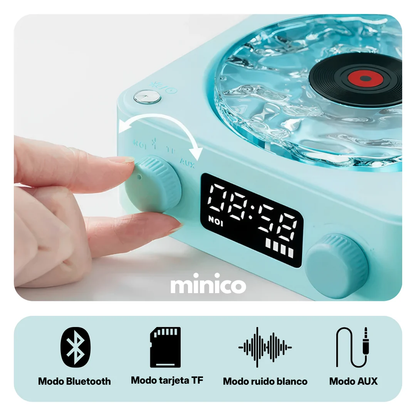 Speaker Retrovinilo | Música, luz y estilo retro en una sola pieza 💿