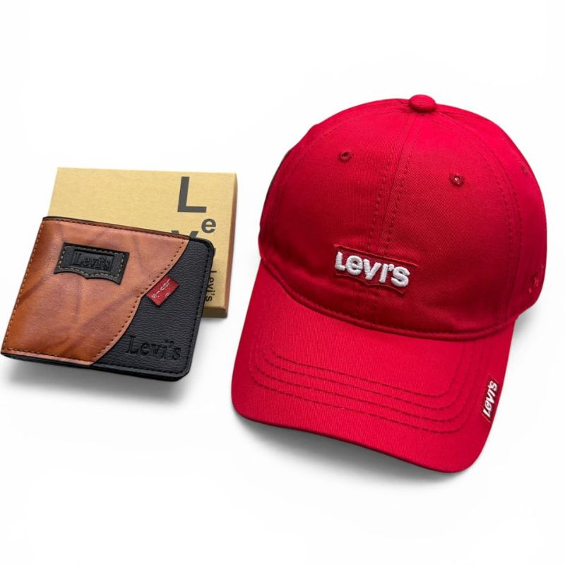 COMBO LEVI'S PERFECTO PARA HOMBRES | Gorra + Billetera