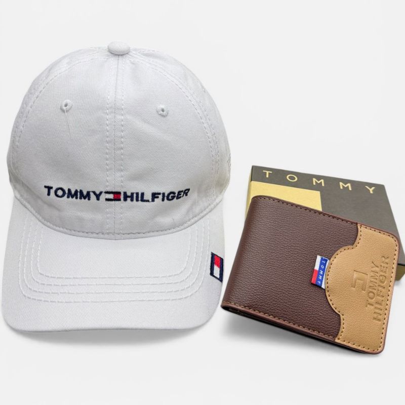 COMBO PERFECTO PARA HOMBRES | Gorra + Billetera Tommy Hilfiger