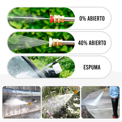 HIDROLAVADORA PORTÁTIL CON 2 BATERÍAS 💦