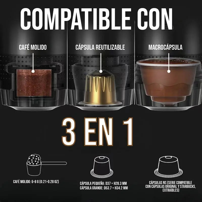 Cafetera Eléctrica Portátil☕ — Espresso al instante donde quieras