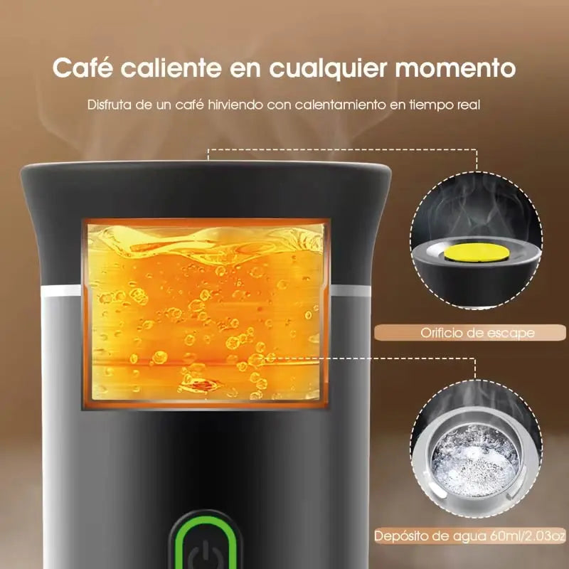 Cafetera Eléctrica Portátil☕ — Espresso al instante donde quieras