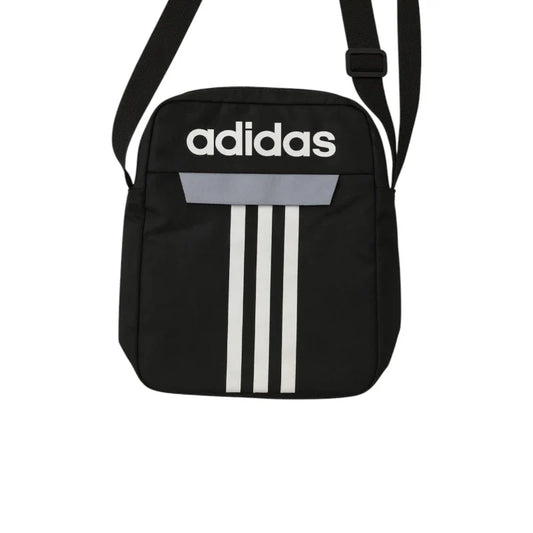 Bolso Bandolera - Adidas Negro (3 líneas)