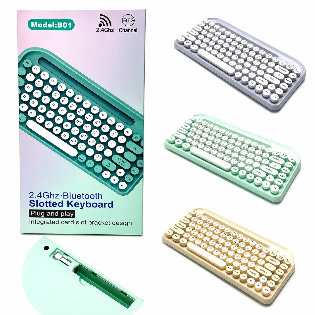 TECLADO INALÁMBRICO B01