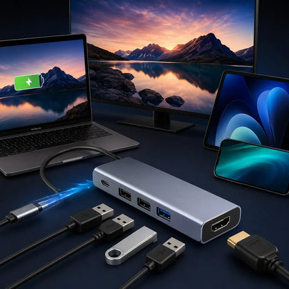 MULTICONECTOR ADAPTADOR PARA PC