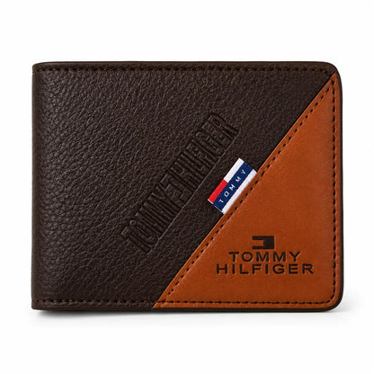 Billeteras Tommy Hilfiger - Café con Negro Diagonal