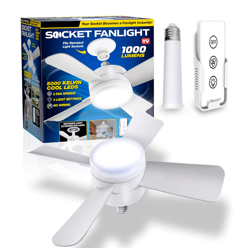 LumiVent TM | Ventilador con Luz LED | 2 EN 1 Ilumina y Refresca