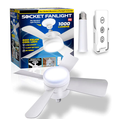 LumiVent TM | Ventilador con Luz LED | 2 EN 1 Ilumina y Refresca