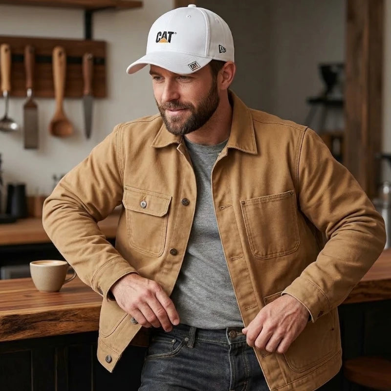 COMBO CATERPILLAR |  Gorra + Billetera con diseño masculino premium.💎