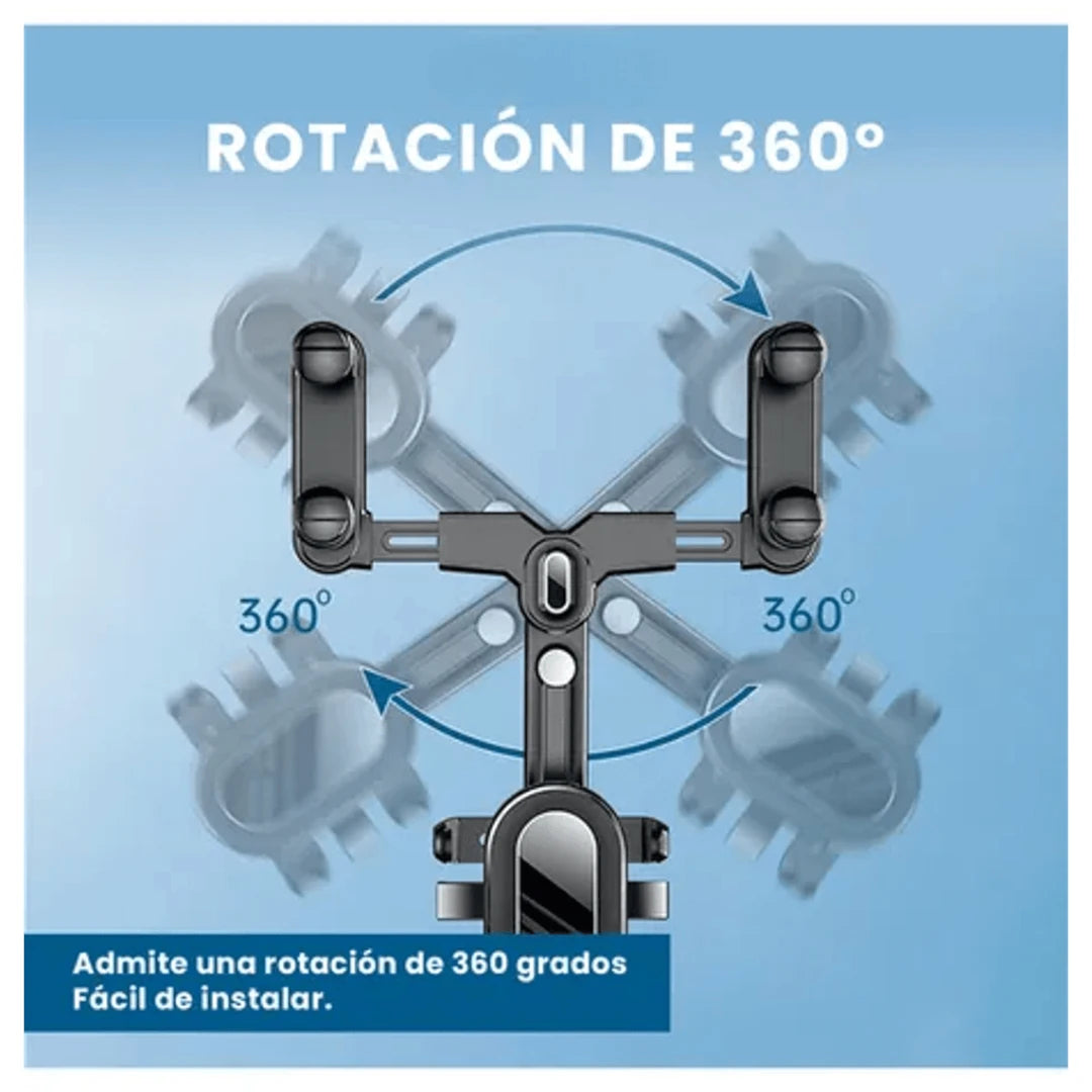 Soporte de Celular Retrovisor para Carro 360°