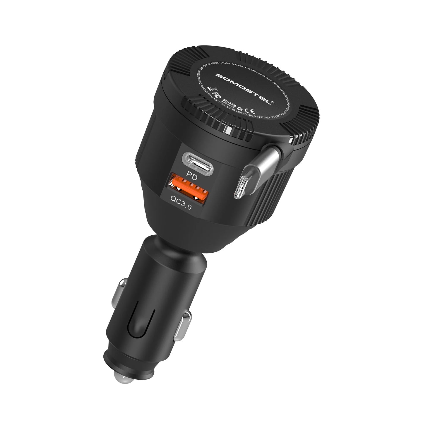 CARGADOR MULTIPLE PARA CARRO SMS-A23 40W