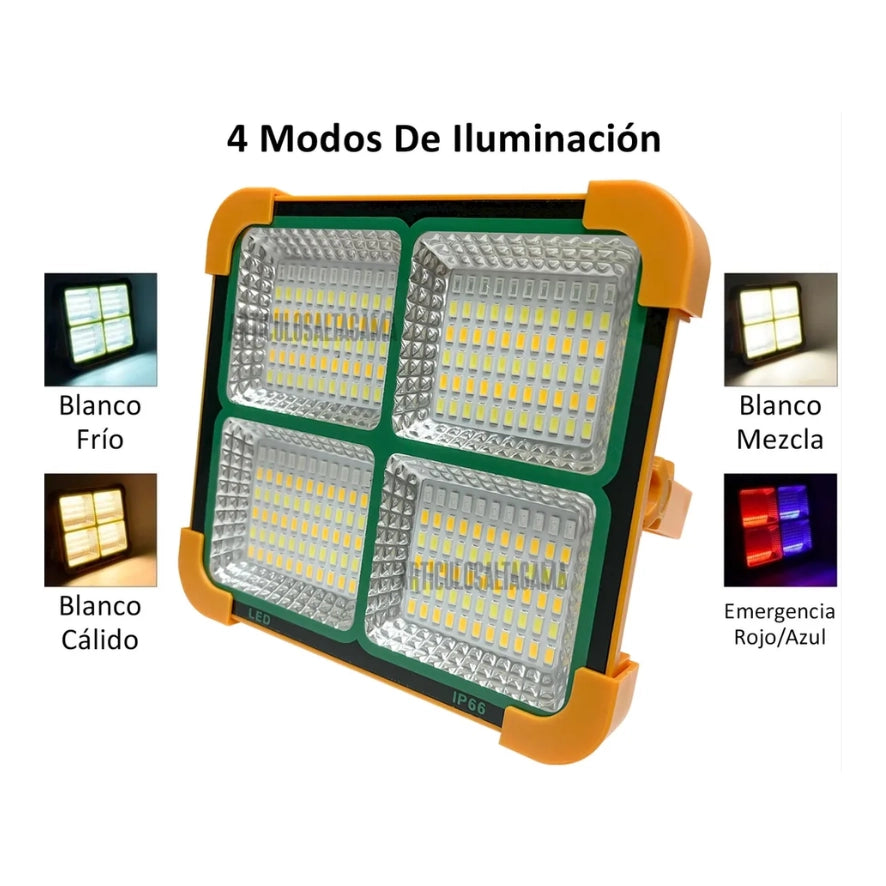 SolarLux Pro – Lámpara Solar Portátil con Power Bank