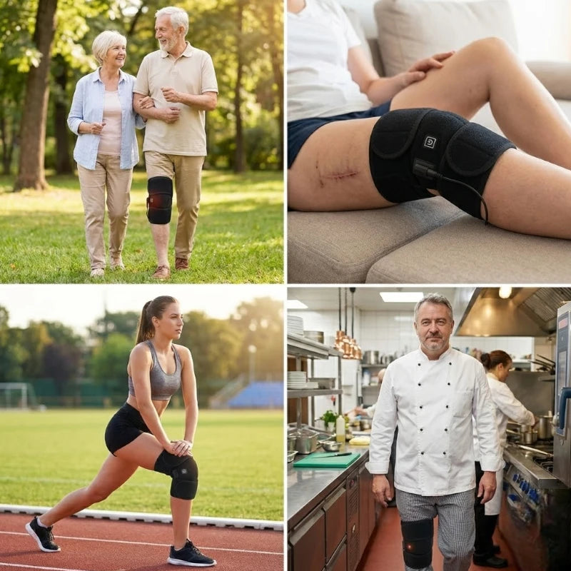 RODILLERA TERMICA | Soporte y Calor Terapéutico para Aliviar el Dolor de Rodilla al Instante🔥