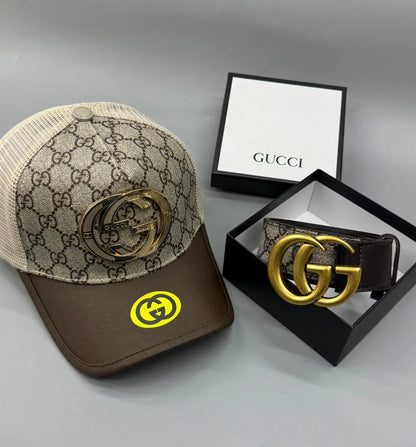 COMBO PREMIUM: GORRA + CINTA - GUCCI