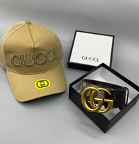 Gorra Beige - Cinta GG