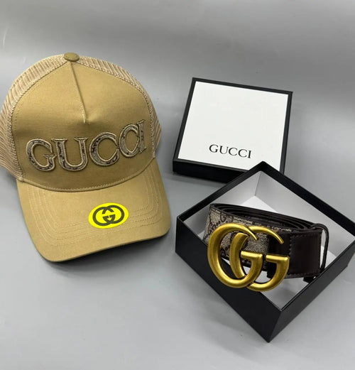 COMBO PREMIUM: GORRA + CINTA - GUCCI