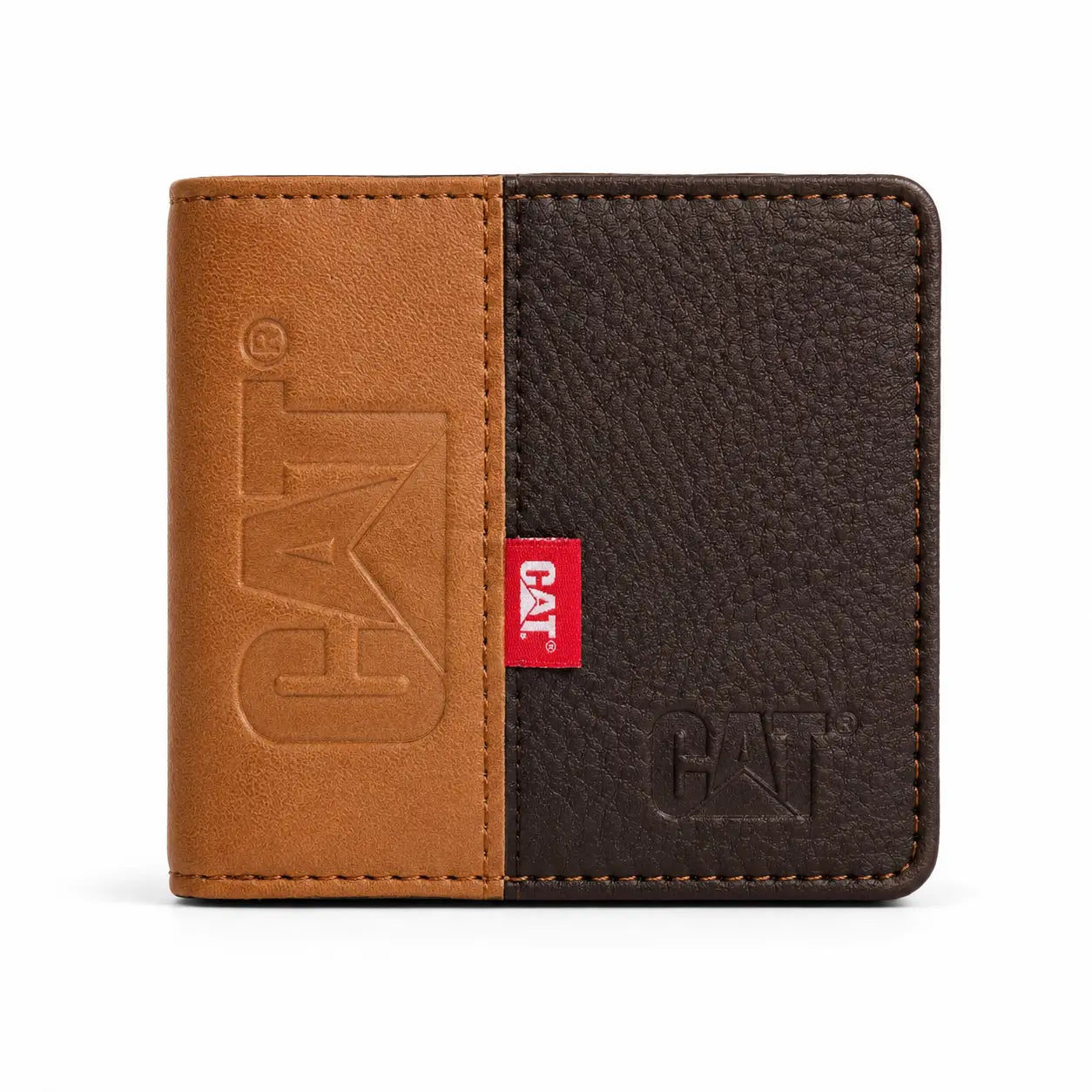 Billetera Caterpillar - Beige con negro y Beige con cafe Lateral