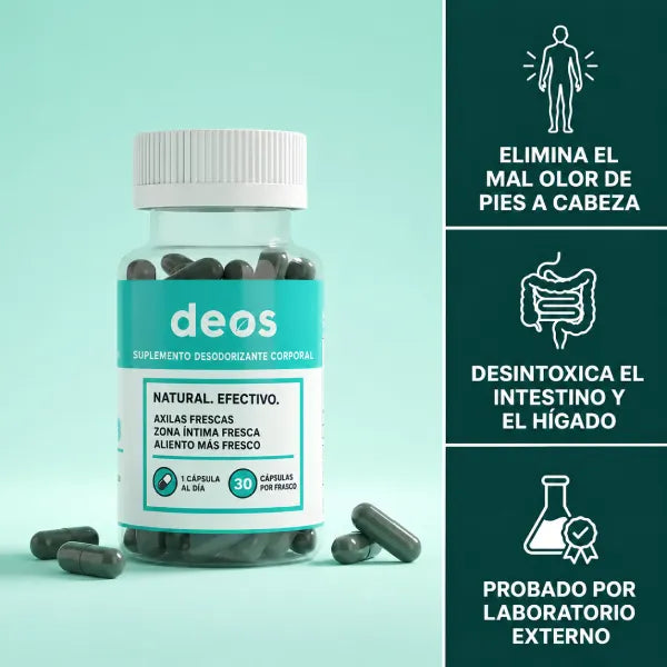 DESODORANTE CORPORAL INTERNO | DEOS Body Supplement 30 Cap.