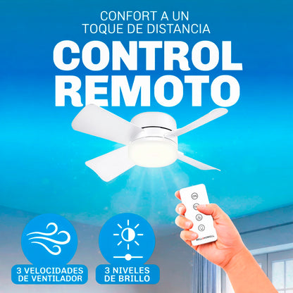 LumiVent TM | Ventilador con Luz LED | 2 EN 1 Ilumina y Refresca