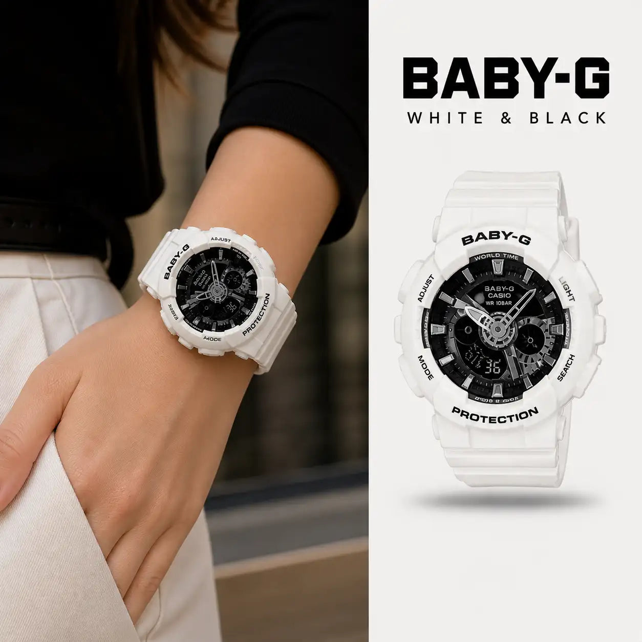 RELOJ BABY-G RESISTENCIA + ESTILO EN CADA COLOR