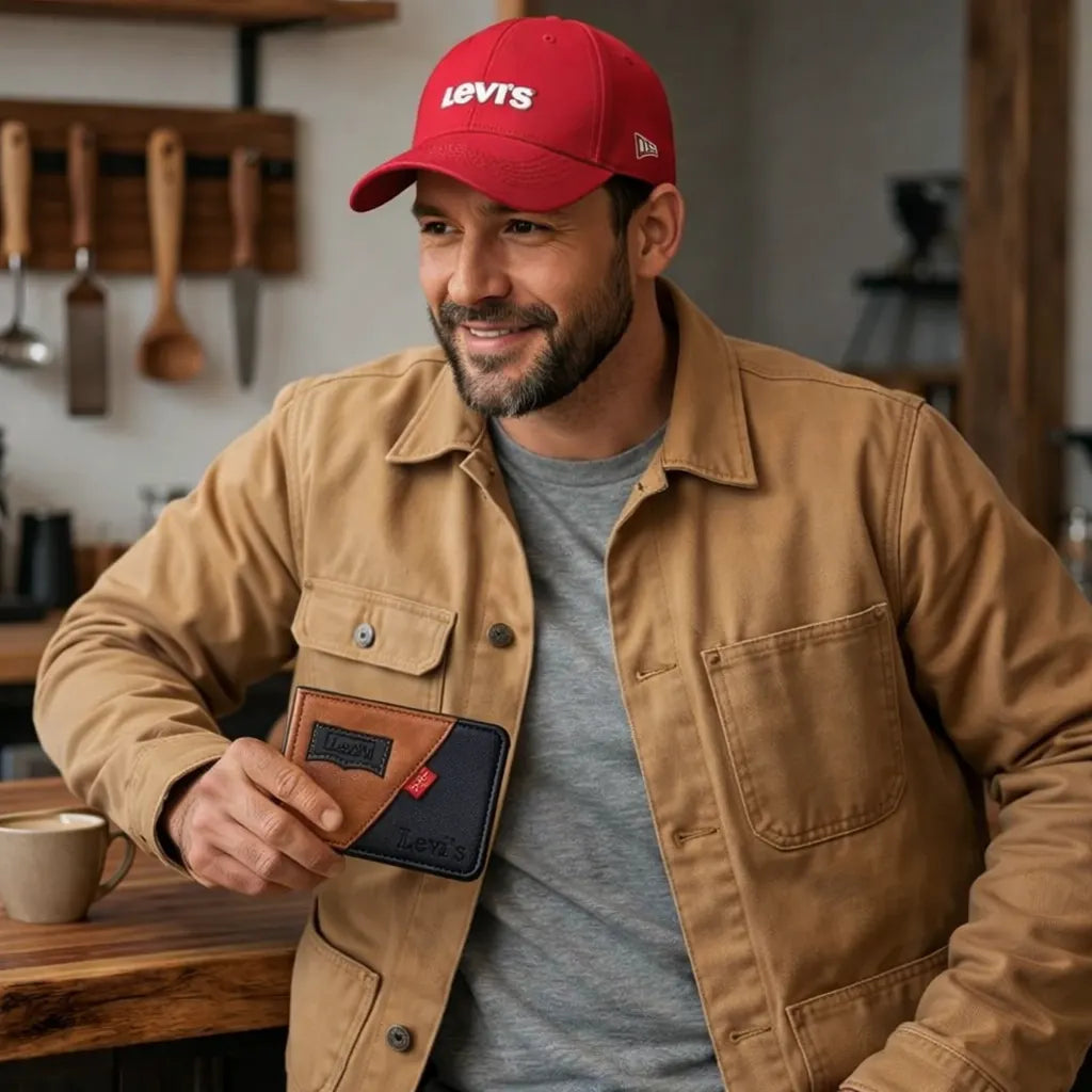 COMBO LEVI'S PERFECTO PARA HOMBRES | Gorra + Billetera