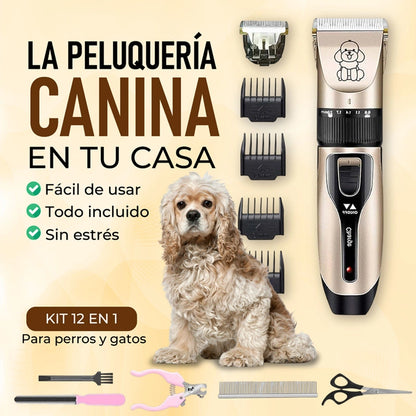 Kit Grooming 12 en 1: Todo lo que tu mascota necesita 🐶😺
