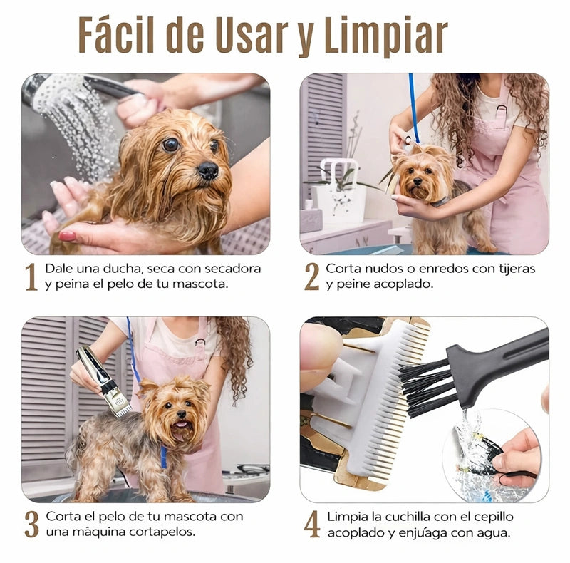 Kit Grooming 12 en 1: Todo lo que tu mascota necesita 🐶😺