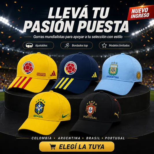 Gorras Mundialistas | Viví cada partido con tu selección puesta