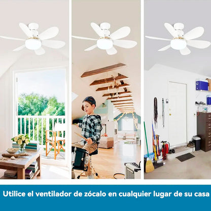 LumiVent TM | Ventilador con Luz LED | 2 EN 1 Ilumina y Refresca