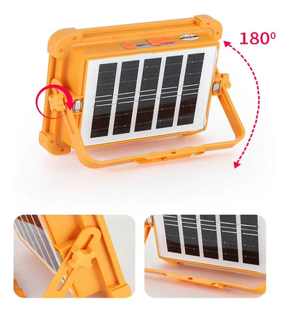 SolarLux Pro – Lámpara Solar Portátil con Power Bank