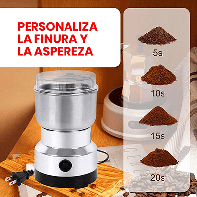 Molino Eléctrico Multiusos: Muele en segundos, disfruta por días ☕