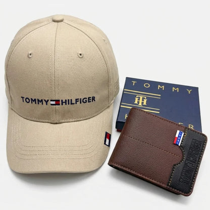 COMBO PERFECTO PARA HOMBRES | Gorra + Billetera Tommy Hilfiger