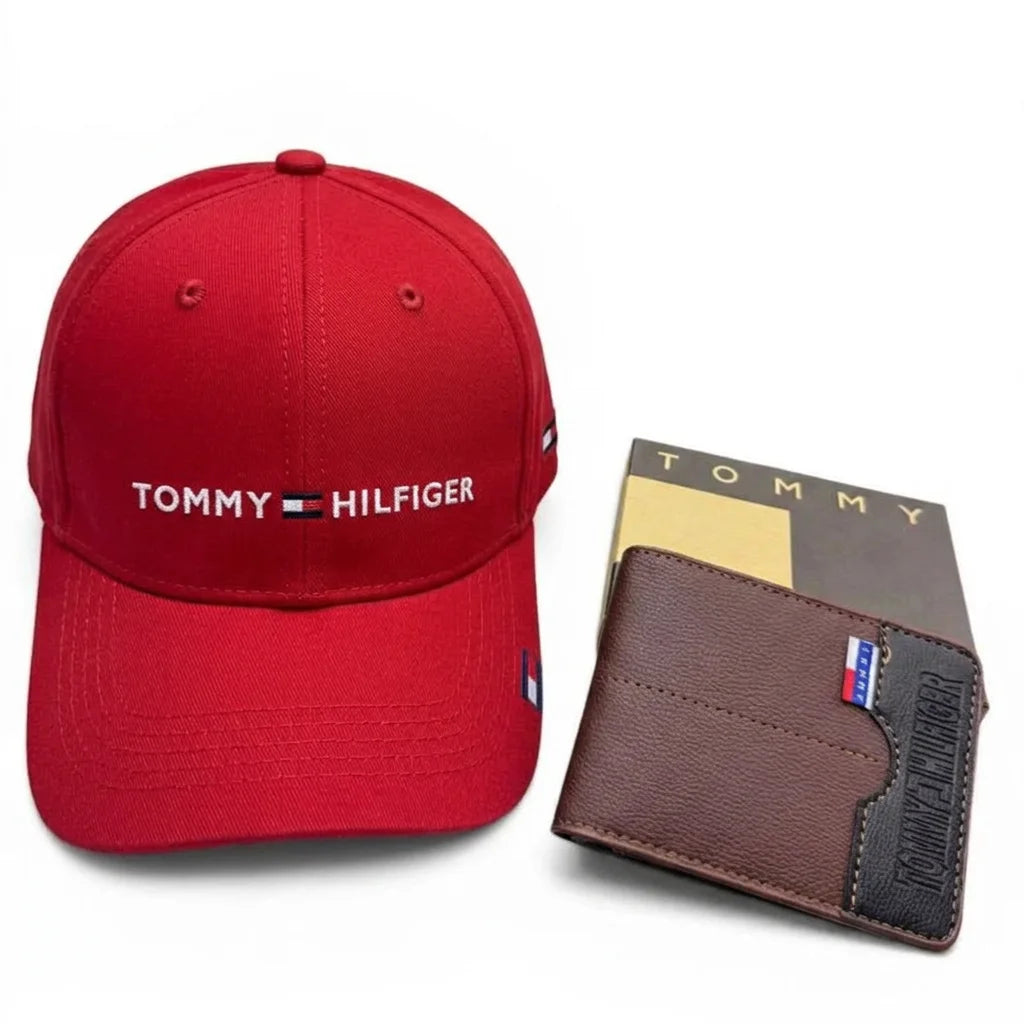 COMBO PERFECTO PARA HOMBRES | Gorra + Billetera Tommy Hilfiger